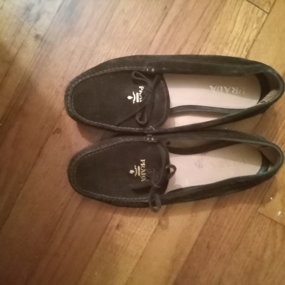 Prada Women's Brown Loafers - Picture 1 of 7